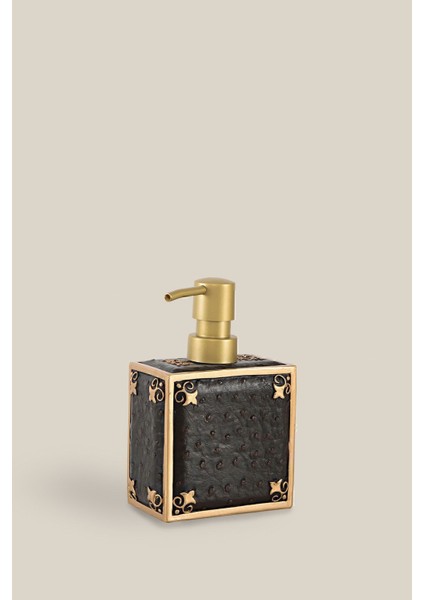 Şık 4 Parça Siyah Banyo Seti, Reçine Materyal, Modern ve Zarif Tasarım indirimleri