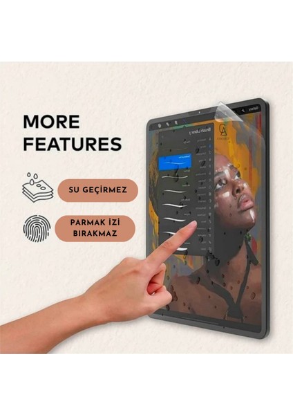 Xiaomi Poco Pad 12.1 İnç ile Uyumlu Paperlike Kağıt Hissi Yazım Çizim Ekran Koruyucu Film fırsatları