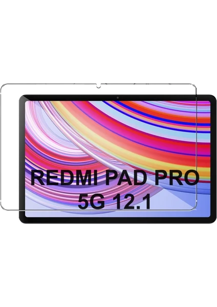 Xiaomi Redmi Pad Pro 12.1 İnç ile Uyumlu Tam Koruma Nano Esnek Tablet Kırılmaz Ekran Koruyucu