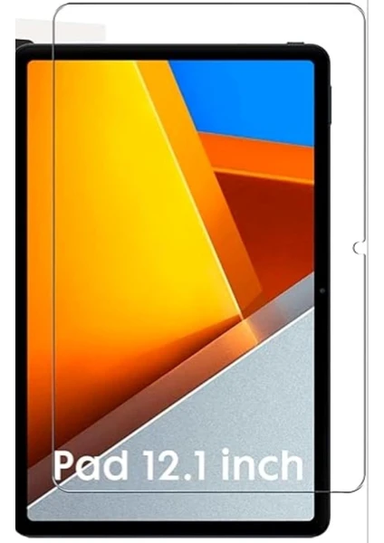 Xiaomi Poco Pad 12.1 İnç ile Uyumlu Kırılmaz Tablet Temperli Cam Ekran Koruyucu