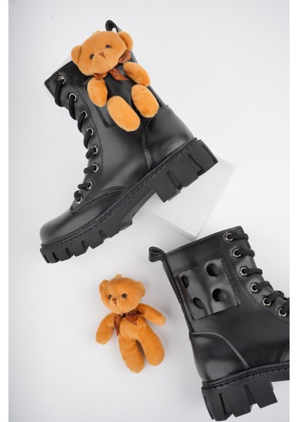 Pinky Garantili Ayıcıklı Fermuarlı Bağcıklı Postal Çocuk Bot modelleri