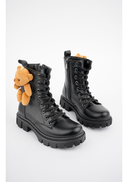 Pinky Garantili Ayıcıklı Fermuarlı Bağcıklı Postal Çocuk Bot indirimleri