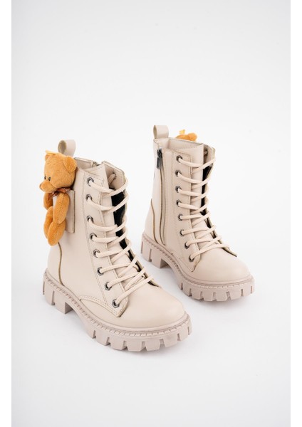 Pinky Garantili Ayıcıklı Fermuarlı Bağcıklı Postal Çocuk Bot indirimleri