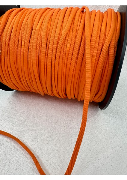 5 mm Dokuma Kordon-Turuncu-5 Metre
