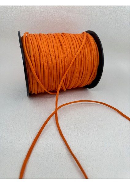 5 mm Dokuma Kordon-Turuncu-5 Metre