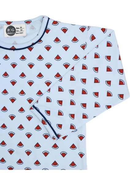 Çocuk Karpuz Baskılı Pijama Takımı
