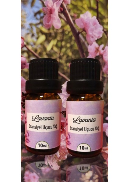 Lavanta 10 ml 2 Adet Esansiyel Uçucu Yağ