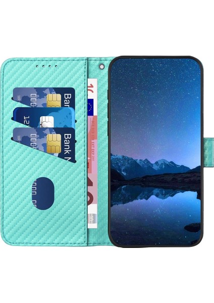 Tecno Camon 30 Pro Için Karbon Fiber Deri Kılıf (Yurt Dışından)