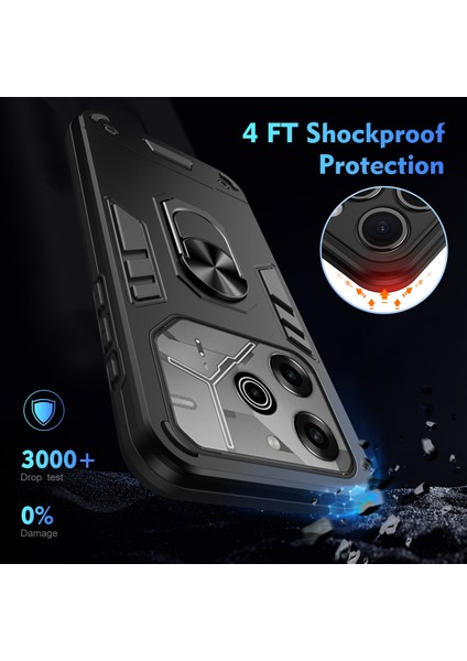 Tecno Pova 6 Pro Için Halka Tutucu Telefon Kılıfı (Yurt Dışından) fırsatları