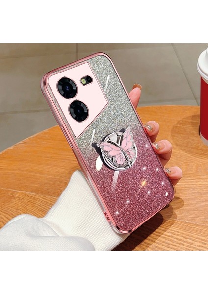 Tecno Pop 5 Pro Için Glitter Tpu Telefon Kılıfı (Yurt Dışından)