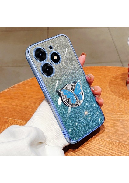 Tecno Spark 10 Pro Için Glitter Tpu Telefon Kılıfı (Yurt Dışından)