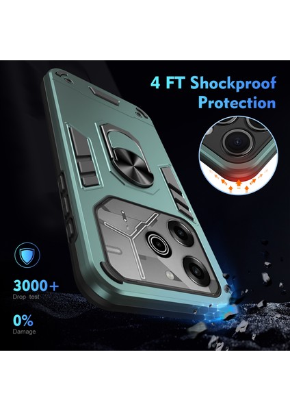 Tecno Pova 6 Pro Için Halka Tutucu Telefon Kılıfı (Yurt Dışından) fırsatları