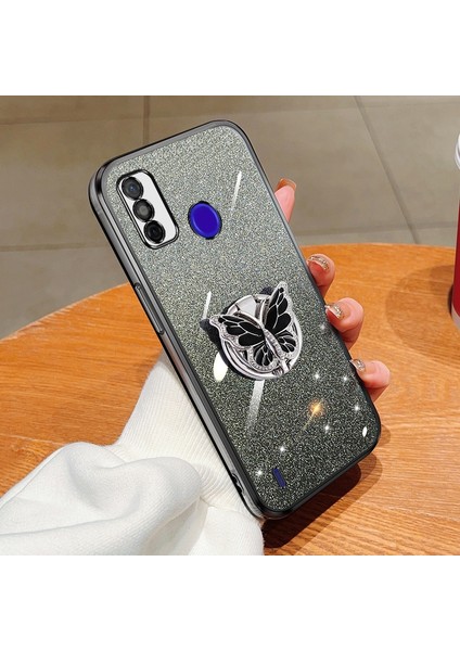 Dgplz Store Tecno Spark Go 2020 Için Glitter Tpu Telefon Kılıfı (Yurt Dışından)