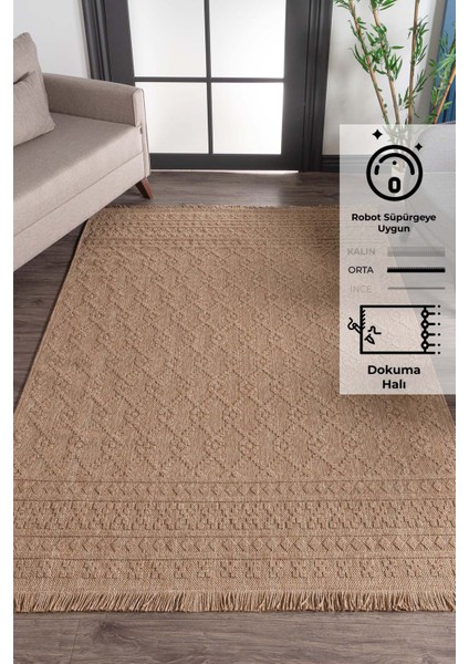 Konfor Vlora 4763 Jüt Hasır Bukle Örme Kilim120x180