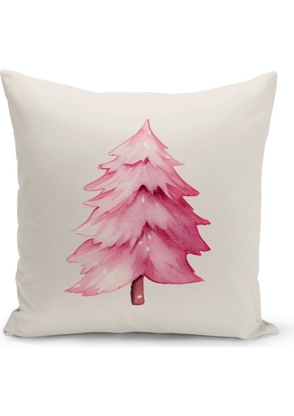 Yılbaşı Serisi Çift Tarafı Dijital Baskılı 4'lü Kırlent Kılıfı Seti (Christmas Noel Cushion Cover)