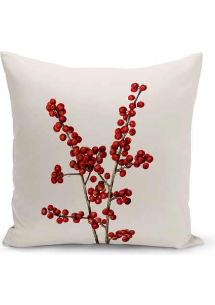 Yılbaşı Serisi Çift Tarafı Dijital Baskılı 4'lü Kırlent Kılıfı Seti (Christmas Noel Cushion Cover)