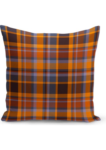 Yılbaşı Ekose Serisi Çift Tarafı Dijital Baskılı Kırlent Kılıfı (Christmas Noel Cushion Cover)