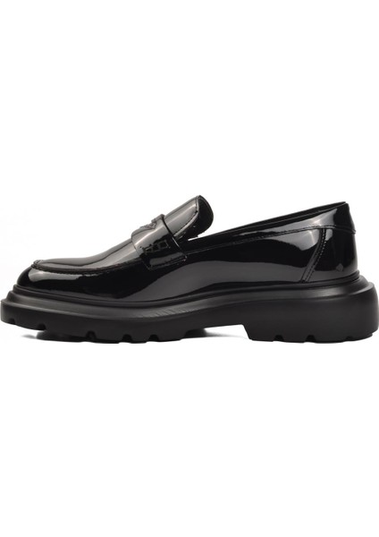 Pierre Cardin 700920 Siyah Rugan  Erkek Loafer Ayakkabı