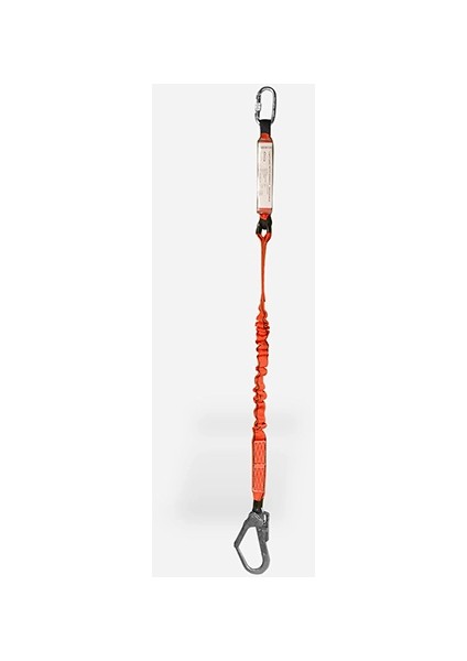 EKS-238 Şok Emicili Elastik Tek Bacaklı Lanyar (18 Mm-1.5mt)