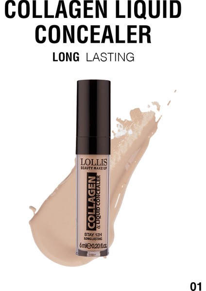 Collagen Concealler Hata Örtücü Açık Ton Ten Rengi 02
