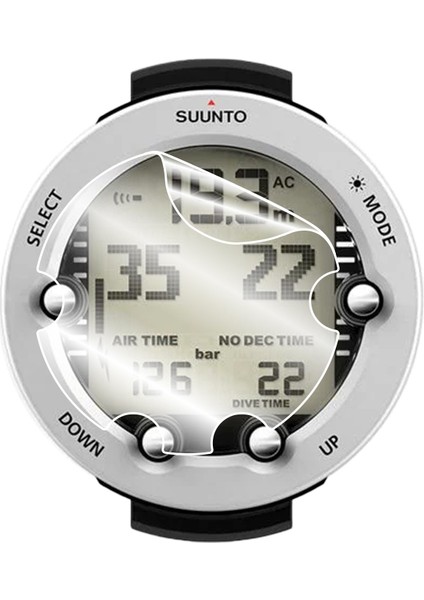 Suunto Vyper Novo Dalış Bilgisayarı ile Uyumlu Ipg Hydrogel Ekran Koruyucu (2 Adet)