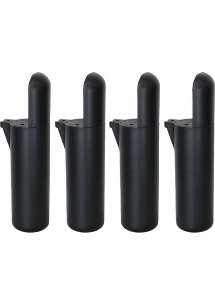 Kapsül Bohem Mobilya Kanepe Tv Ünitesi Koltuk Konsol Yükseltici Ayakları Siyah 15 cm 4 Adet