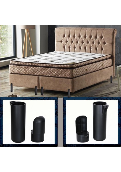 Kapsül Bohem Mobilya Kanepe Tv Ünitesi Koltuk Konsol Yükseltici Ayakları Siyah 15 cm 4 Adet modelleri