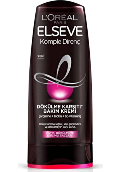 L'oréal Paris Elseve Komple Direnç Dökülme Karşıtı Bakım Kremi 360 Ml