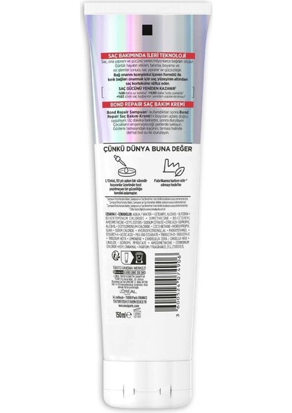 Sac Bond Repair Hair Bond Repair Care Cream 150 Ml N.Beauty234 modelleri