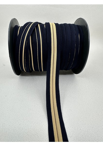 3.5 cm Raşel Şerit-5 Metre-(Laci/bej)