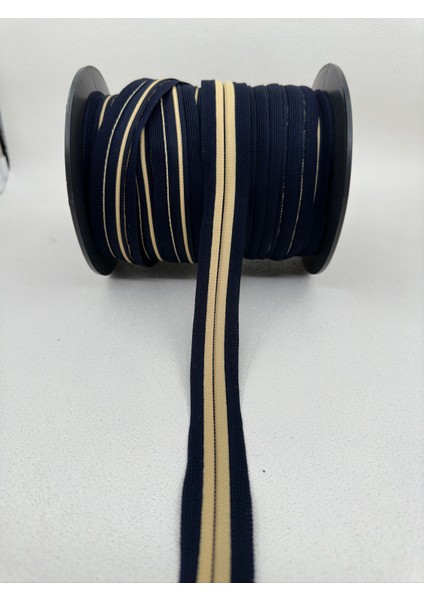 3.5 cm Raşel Şerit-5 Metre-(Laci/bej)