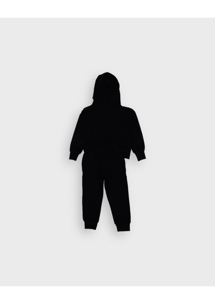 Çocuk Parça Detaylı Sweatshirt Eşofman Takımı