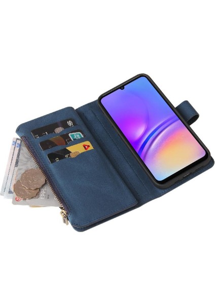 Samsung Galaxy A06 Fermuar Poket Onbeş Kart Yuvaları Için Cüzdan Telefon Kılıfı (Yurt Dışından) indirimleri