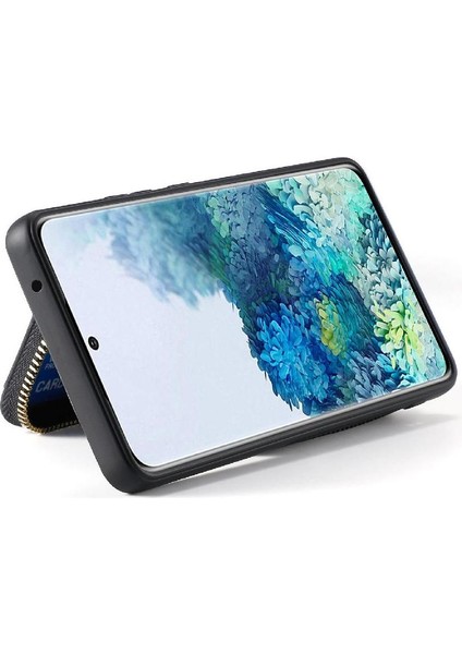 Samsung Galaxy S20 Için Kılıf Standı Fermuar Kapatma 7 Kart Yuvaları Ayarlanabilir (Yurt Dışından) indirimleri