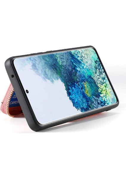 Samsung Galaxy S20 Için Kılıf Standı Fermuar Kapatma 7 Kart Yuvaları Ayarlanabilir (Yurt Dışından) indirimleri