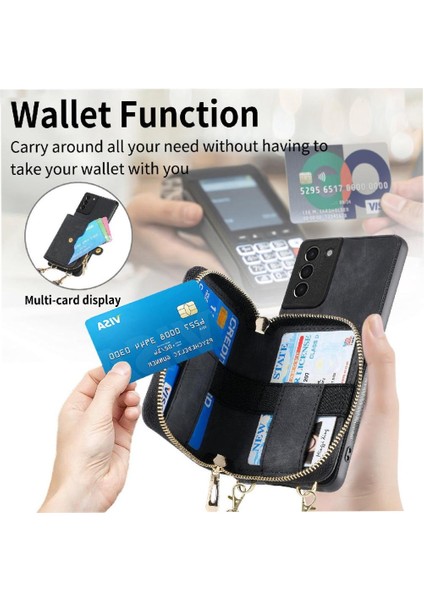 Samsung Galaxy S21 Ayarlanabilir Kordon Premium Deri 7 Kart (Yurt Dışından) indirimleri