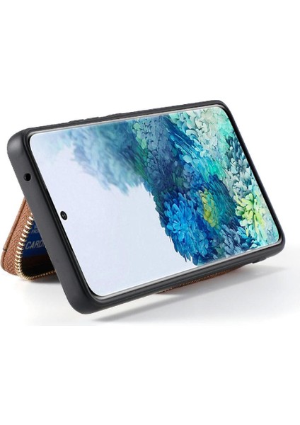 Samsung Galaxy S20 Için Kılıf Standı Fermuar Kapatma 7 Kart Yuvaları Ayarlanabilir (Yurt Dışından) fiyatları