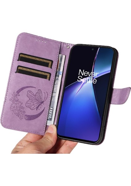 Oneplus Nord Ce4 Lıte 5g Için Flip Case Kredi ile Ayrılabilir El Kayışı (Yurt Dışından)