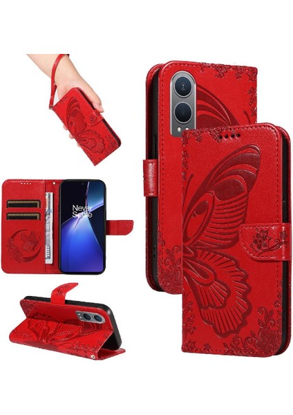 Oneplus Nord Ce4 Lıte 5g Için Flip Case Kredi ile Ayrılabilir El Kayışı (Yurt Dışından)