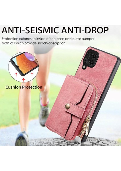 Samsung Galaxy A12 5g Fermuar Kapatma Standı Premium Deri 7 Kart (Yurt Dışından) modelleri