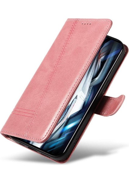 Xiaomi Poco F4 Gt Cüzdan Telefon Kılıfı Için Filp Durumda Pu ile Ayrılabilir Siyah (Yurt Dışından)