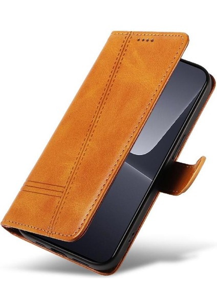 Xiaomi 13 Pro Cüzdan Telefon Kılıfı Için Filp Durumda Kart ile Preslenmiş Pu Deri (Yurt Dışından)