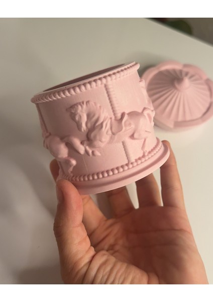 Atlı Karınca Dekoratif Kutu Pınk Carousel fiyatları