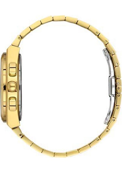 H117CHPDI Swiss Made Çizilmez Safir Cam Chronograph Fonksiyonlar Aktif Altın Erkek Kol Saati