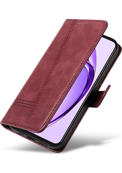 Kredi Kartı Yuvası ile Oppo A3 Pro 5g Için Filp Durumda Ayrılabilir Siyah Cüzdan (Yurt Dışından)