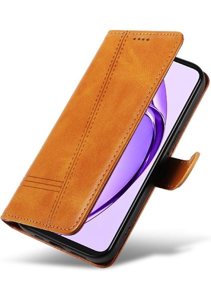 Kredi Kartı Yuvası ile Oppo A3 Pro 5g Için Filp Durumda Ayrılabilir Siyah Cüzdan (Yurt Dışından)