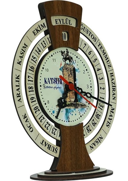 El Işçiliği Kayseri Atatürk Heykeli Takvimli Masa Saati 25X20 Cm- 6011 fiyatları