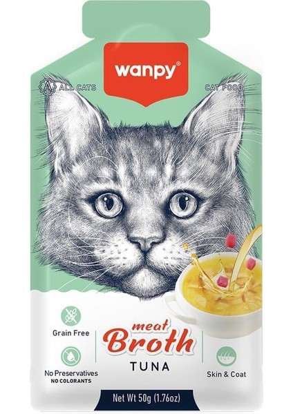 Kediler Için Ton Balığı Eti Çorbası 50 gr fiyatları