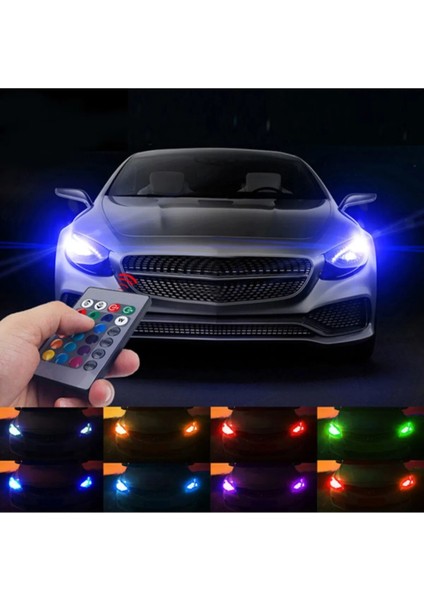 Kumandalı Çakarlı T10 Park Ampulü 18 LED 2'li
