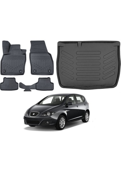 Seat Altea 2015 Model 3D Bagaj Havuzu+Paspas Takımı